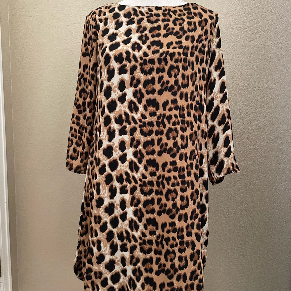 Animal print dress. NWOT Size M